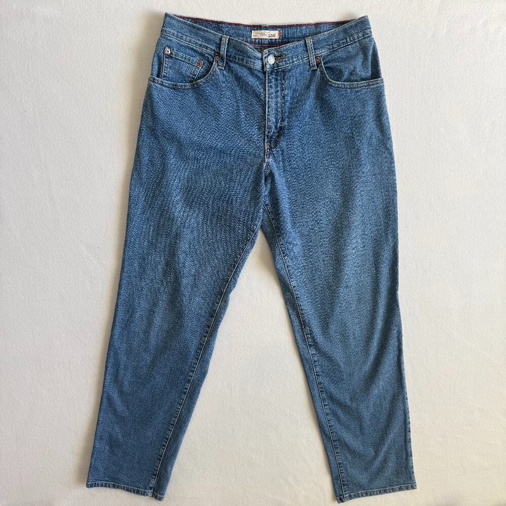 Levi's 550 Jeans Women's Size 10L 32x32 Blue Relaxed Fit Tapered Leg High-Rise